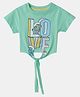 The Souled Store Smurfs Featuring Half Sleeves Smurfette & Hefty  Top - Light Green