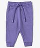 The Souled Store  TSS Originals Solid  Cotton Joggers - Purple