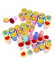 Toyshine 30 pcs Emoji Stamps for Children Self Inking Stamp for Party Gifts for Children Thank You Party Gift for Boys Girls