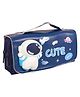 Toyshine Cute Large Capacity Pencil Case Pencil Pouch Handheld Pen Bag Soft Pencil Pouch for School Students Girls Boys Blue