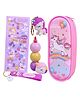 Toyshine 3 Pc Unicorn Theme Kawaii Stationary Set for Kids Aesthetic Stationery Items for School & College Students  Model C