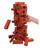 Toyshine Wooden Tower 54 Pcs Wooden Building Block Stacking Jenga - Brown