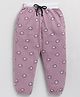 CUTOPIES Brush Strokes Printed Pant - Onion Purple