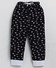 CUTOPIES All Over Hearts Printed Jogger Pant - Black