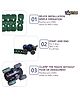 Toyshine Race Track Toy Set Educational Twisted Flexible Tracks 112 Pcs with Electric Piho Design Car Toys for Kids