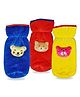 Chinmay Kids Baby Feeding and Nursing Bottle Cover Attractive Cartoon Pack Of 3 (Blue, Red, Yellow)