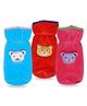 Chinmay Kids Baby Feeding and Nursing Bottle Cover Attractive Cartoon Pack Of 3 (Sky Blue, Red, Pink)