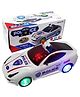 ARCADE TOYS Bump N Go Police Car Toy with Flashing Light & Music for Kids - Colour may vary