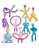 ARCADE TOYS Telescoping Suction Cup Stretchable Giraffe Toy for Kids(Pack of 4) - Colour may vary