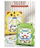 ARCADE TOYS Tiger Magnetic Dot Art Drawing Board for Kids - Colour may vary