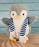 Dukiekooky Cute & Adorable Penguin with Scarf Soft Plush Toy For Kids Height 25 Cm