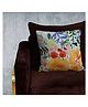 Tasseled Home Flowery Strokes Cushion Cover