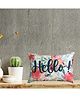 Tasseled Home Happy Hello Cushion Cover - Multi colour