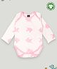 Kidbea 100% Organic Cotton Full Sleeves Unicorn Printed Onesie -  Pink