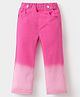 Kookie Kids Cotton Full Length Ombre Pants- Fuchsia