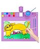 KolorFish Silicone Art Mat with Cup, Painting Mat for Crafts, Artist Mat with Brush Holders for Kids Gift, Clay, DIY Creations and Play Doh (Purple)