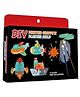 KolorFish 72 Pieces Crafts for Kids Ages 6+, Kids Arts and Crafts Painting Kit, Paint Your Own Figures, Kids Activities DIY Vehicles, Ceramics Plaster Painting Set, Gifts for Kids Crafts