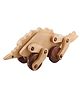 Desi Karigar Wooden Dinosaur - Stegosaurus Moving Toy