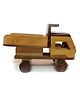 Desi Karigar Beautiful Wooden Classical Dumper Truck Moving Toy Showpiece