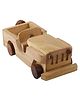 Desi Karigar Beautiful Wooden Classical Vintage Open Car Moving Toy Showpiece