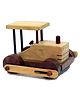 Desi Karigar Wooden Toy Side Wheel Road Roller