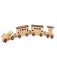 Desi Karigar Brown Wooden Engine & Train Toy