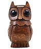 Desi Karigar Wooden Owl Eyeglass Spectacle Holder Handmade Stand for Office Desk Home Décor Gifts