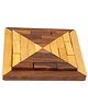 Desi Karigar  Handmade Indian Wood Jigsaw Puzzle - Wooden Tangram for Kids - Travel Game for Families - Unique Gift for Children
