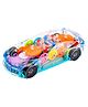 Zyamalox Racing Car Musical Toys 360 Degrees Rotating Transparent Concept Racing Car with Music & 3D Flashing Lights for Kids Toy for 2-5 Year Kids (Pack of 1)