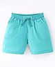 Simply Premium Cotton Knee Length Shorts Solid Color - Sea Green