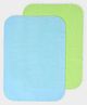 Mi Arcus Solid Mattress Protector with TPU Lamination for 0-24 Months, 100x70 cm - Multicolor Pack of 2