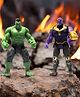 Wow Toys Delivering Joys of Life Combo of Angry Super Hero and Villain Action Figure - Green & Black