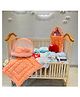 Fareto Premium Quality Baby Winter Essentials Pack Of 72 Combo - Crown Orange