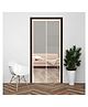 Evafly Mosquito Net for Door Polyester Magnetic Curtain Auto Closing Insect Screen for All Door Types with Self Adhesive Hook Tape(200X80cm,Ivory)