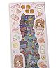 Crackles Vinyl Cartoon Stickers for Gifting to Kids Boys and Girls For Art and Craft and Diary Decoration, Pack of 1 Pad containing 20 Sheets (Random Cartoon Theme)