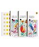 Crackles Pocket Watercolor Paint Book Pocket Watercolor Sketchbook- Multicolor