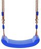 REZNOR Plastic Swing Seat with Adjustable Rope for 3-12 Years Kids Children Blue