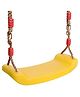 REZNOR Plastic Swing Seat with Adjustable Rope for 3-12 Years Kids Children - Yellow