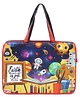 Echo Boomers Navy Space Super A3 Size Drawing Activity Bags with Multiple Pockets - Navy Blue