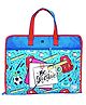 Echo Boomers Art Craft Design Print A3 Size Drawing Activity Bag with Multiple Pockets - Blue