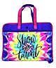 Echo Boomers Tie & Dye Design Print A3 Size Drawing Activity Bag with Multiple Pockets - Multicolor