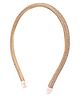 Aye Candy Stone Embellished Hair Band  - Golden