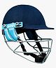 Shrey Match 3.0 Steel Cricket Helmet with 4 Round Velcro Sets Small Size - Navy Blue