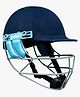 Shrey Match 3.0 Steel Cricket Helmet with 4 Round Velcro Sets, Medium Size - Navy Blue