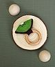 Love Crochet Art Crochet Wooden Kiwi Rattle - Green
