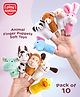 Play Nation Animal Finger Puppets Soft Toys  Pack of 10 | Cute Animal Puppets For Storytelling & Role Play | Encourages Imagination, Bonding & Interactive Learning | Multicolor | BIS Certified