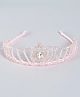 CHOKO Imperial Beads Detailed  Crown Hair Band - Pink