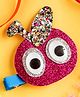 CHOKO Googly Eyes Sequin Embellished Hair Clip - Pink Silver & Golden