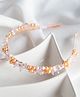 CHOKO Crystal Beaded Embellished Hair Band  - Pink & Inory