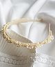 CHOKO Pearl  Embellished Hair Band  - White & Pink